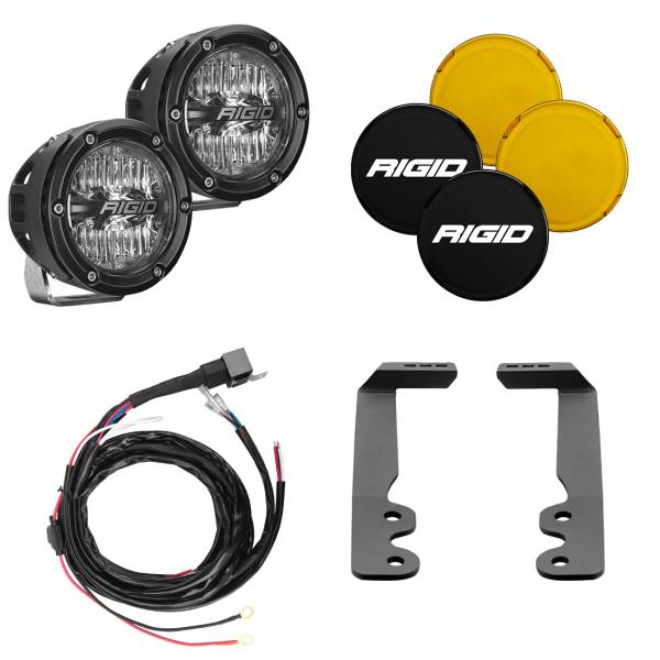 Rigid Industries - 2022+ Toyota Tundra 4 Inch 360-Series A-Pillar Lighting Kit RIGID Industries