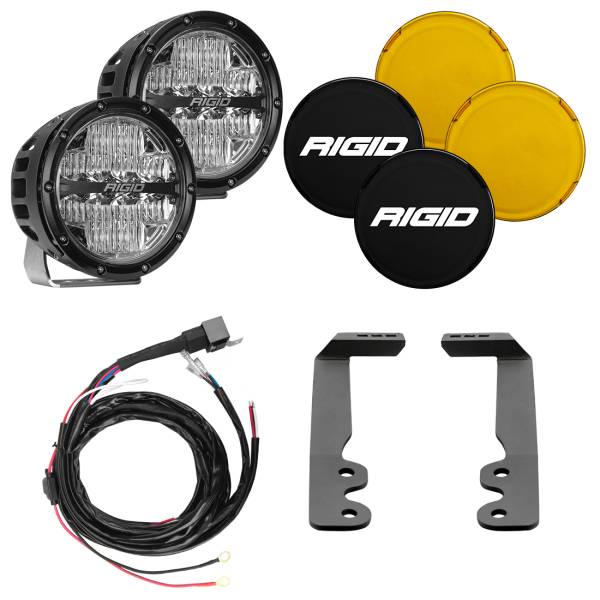 Rigid Industries - 2022+ Toyota Tundra 6 Inch 360-Series A-Pillar Lighting Kit RIGID Industries