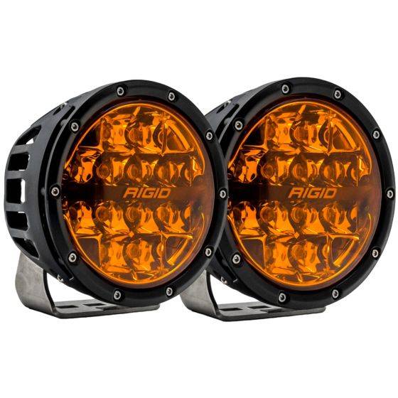 Rigid Industries - 360-Series 6 Inch Spot with Amber PRO Lens Pair Rigid Industries