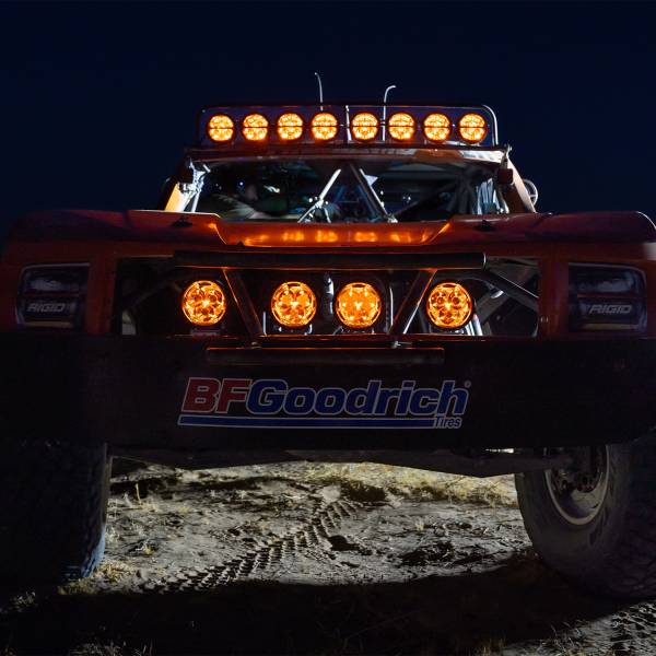 Rigid Industries - 6 Inch 360-Series Laser with Precision Spot Optics and Amber Backlight RIGID Industries