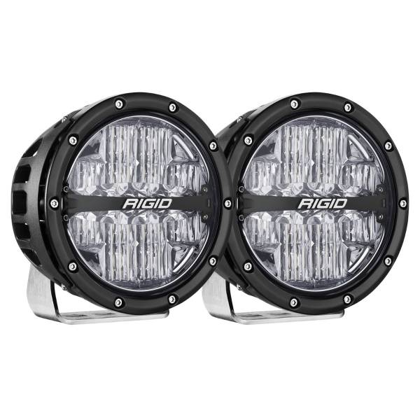 Rigid Industries - 360-Series 6 Inch Off-Road Lamp Drive Beam RGBW Backlight Set of 2 Rigid Industries