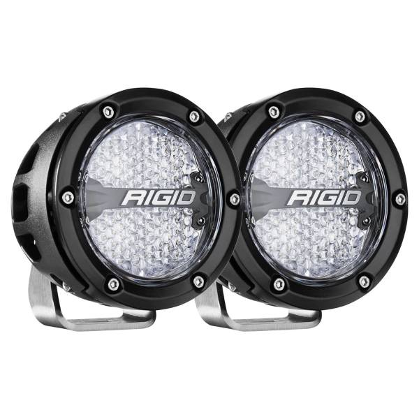 Rigid Industries - 360-Series 4 Inch Off-Road Lamp Drive Beam RGBW Backlight Set of 2 Rigid Industries