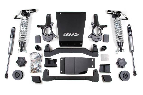 BDS Suspension - 4 Inch Lift Kit FOX 2.5 Coil-Over Avalanche Suburban Tahoe or Yukon 1500 07-14 4WD 3 Inch Lift Coil Spacer Fox 2.5 Performance Shocks