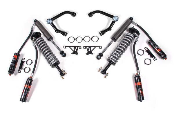 BDS Suspension - 2 Inch Lift Kit FOX 2.5 Coil-Over Silverado/Sierra 1500 07-18 4WD Aluminum/Stamped SteelFox 2.5 Performance Shocks