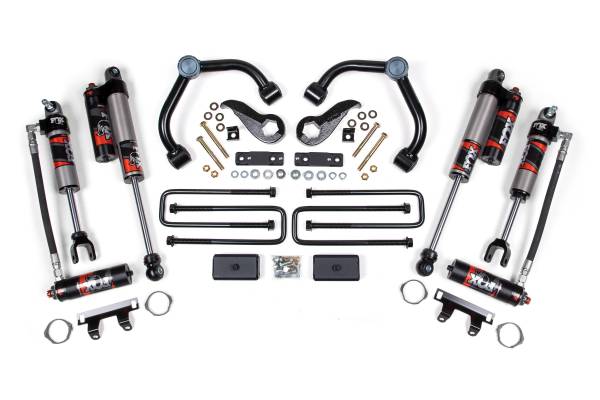 BDS Suspension - 3 Inch Lift Kit FOX Performance Elite Silverado/Sierra 2500HD/3500HD 20-24 3 Inch Block With Overload