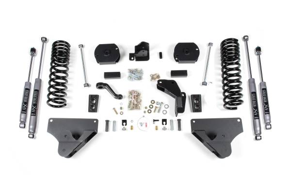 BDS Suspension - 4 Inch Lift Kit Ram 2500 14-18 4WD Diesel Rear Coil Spacer NX2 Nitro Shocks