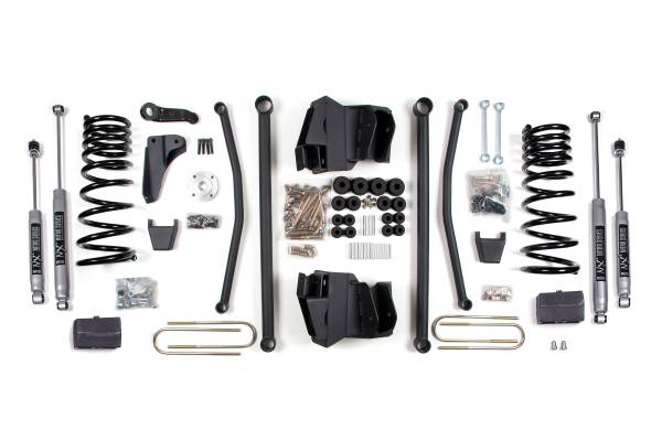 BDS Suspension - 8 Inch Leaf Spring Lift Kit Long Arm Dodge Ram 2500 09-13 4WD Diesel With NX2 Shocks