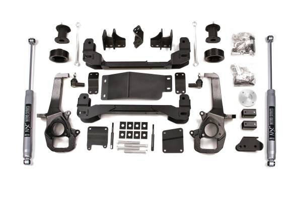 BDS Suspension - 4 Inch Lift Kit Ram 1500 13-18 4WD 2 Inch Coil Spacers NX2 Nitro