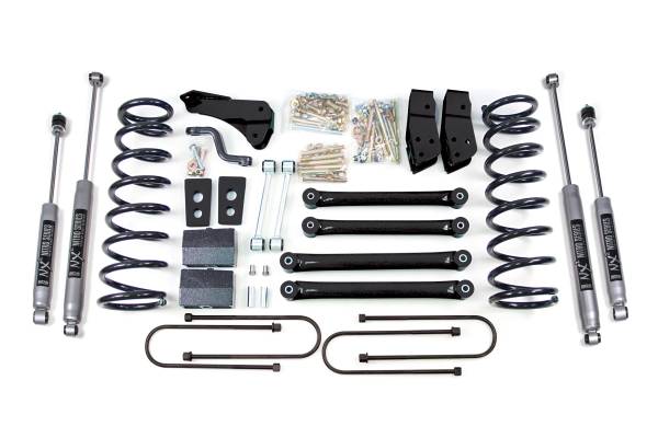 BDS Suspension - 4 Inch Lift Kit Dodge Ram 2500 Power Wagon 2008 4WD 4 Inch Block 3.5 Inch Axle NX2 Nitro