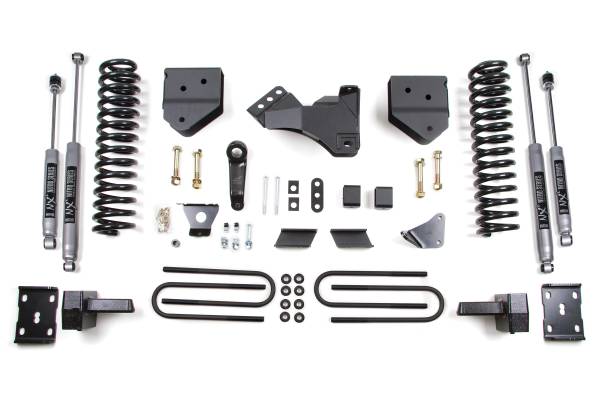 BDS Suspension - 4 Inch Lift Kit Ford F250/F350 Super Duty 11-16 4WD Diesel Leaf Springs NX2 Nitro Shocks