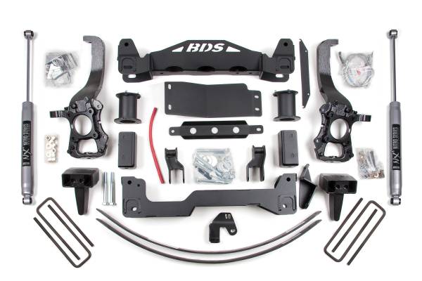 BDS Suspension - 6 Inch Lift Kit Ford F150 04-08 4WD With NX2 Nitro Shocks