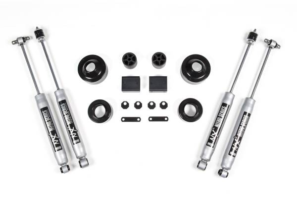 BDS Suspension - 2 Inch Lift Kit Coil Spacer Jeep Wrangler JK 07-18 2/4-Door NX2 Nitro Shocks