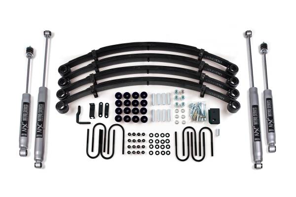 BDS Suspension - 2 Inch Lift Kit Jeep Wrangler YJ 87-95 NX2 Nitro Shocks