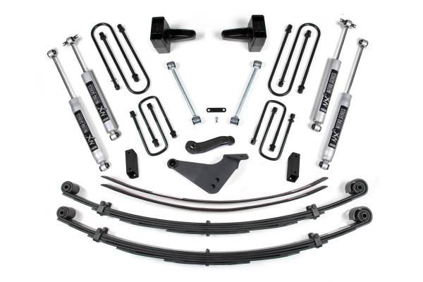 BDS Suspension - 6 Inch Lift Kit Ford Excursion 00-05 4WD Block Kit and Add A Leaf NX2 Nitro