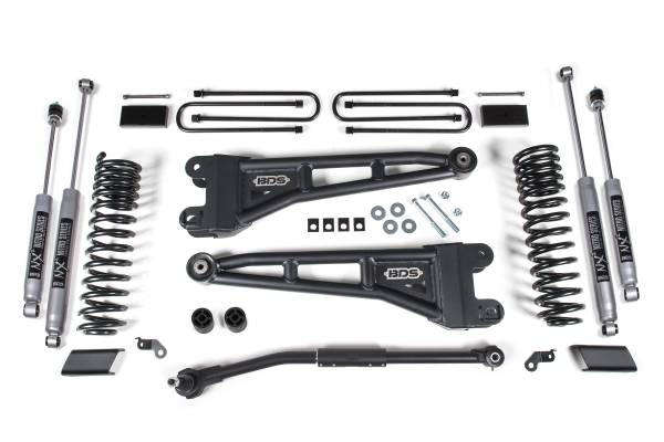 BDS Suspension - 3 Inch Lift Kit w/ Radius Arm Ford F250/F350 Super Duty 23-24 4WD NX2 Nitro Shocks