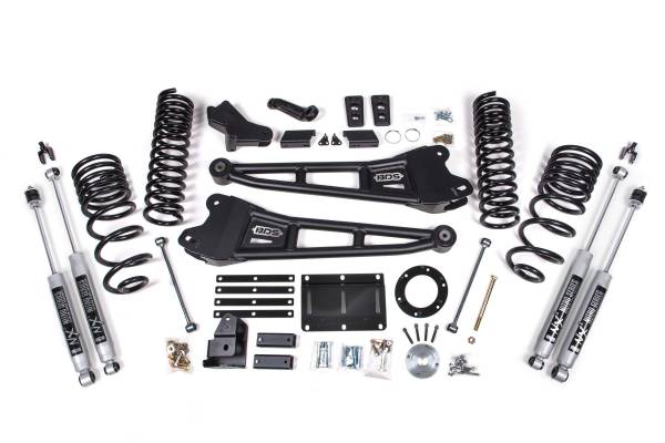 BDS Suspension - 5.5 Inch Lift Kit w/ Radius Arm Ram 2500 14-18 4WD Gas NX2 Nitro