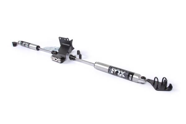 BDS Suspension - Dual Steering Stabilizer Kit w/ FOX 2.0 Performance Shocks T-Style Steering Ram 2500 19-24 and 3500 19-24 4WD