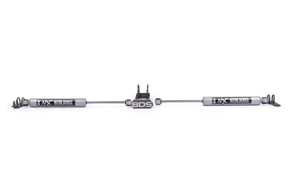 BDS Suspension - Dual Steering Stabilizer Kit w/ NX2 Shocks Jeep Wrangler TJ 97-06 Cherokee XJ 84-01 Grand Cherokee ZJ 93-98