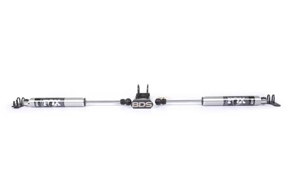 BDS Suspension - Dual Steering Stabilizer Kit w/ FOX 2.0 Performance Shocks Jeep Wrangler TJ 97-06 Cherokee XJ 84-01 Grand Cherokee ZJ 93-98