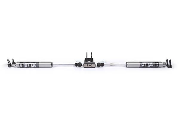 BDS Suspension - Dual Steering Stabilizer Kit w/ FOX 2.0 Performance Shocks Jeep Wrangler JK 07-18