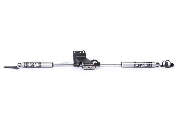 BDS Suspension - Dual Steering Stabilizer Kit w/ FOX 2.0 Performance Shocks T-Style Steering Ram 2500 14-18 and 3500 13-18 4WD