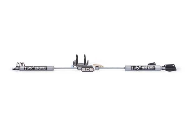 BDS Suspension - Dual Steering Stabilizer Kit w/ NX2 Shocks Dodge Ram 2500/3500 09-13 4WD T-Style Steering