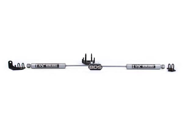 BDS Suspension - Dual Steering Stabilizer Kit w/ NX2 Shocks Dodge Ram 1500 94-01 and 2500/3500 Y-Style 94-08 4WD