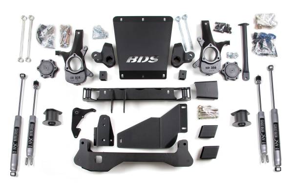 BDS Suspension - 4 Inch Lift Kit Chevy/GMC Avalanche Surburban Tahoe or Yukon 1500 00-06 4WD NX2 Nitro