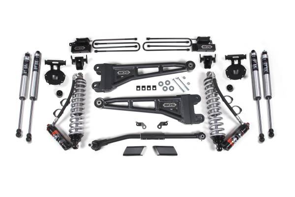 BDS Suspension - 2.5 Inch Lift Kit w/ Radius Arm FOX 2.5 Performance Elite Coil-Over Conversion Ford F450 Super Duty 20-22 4WD