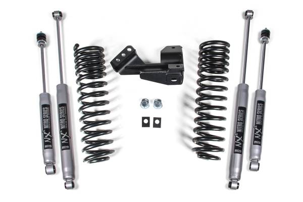 BDS Suspension - 1-2 Inch Leveling Kit Performance Spring Ford F250/F350 Super Duty 1 Inch Lift 17-19 2 Inch Lift: 20-23 4WD Diesel & Gas NX2 Nitro Shocks