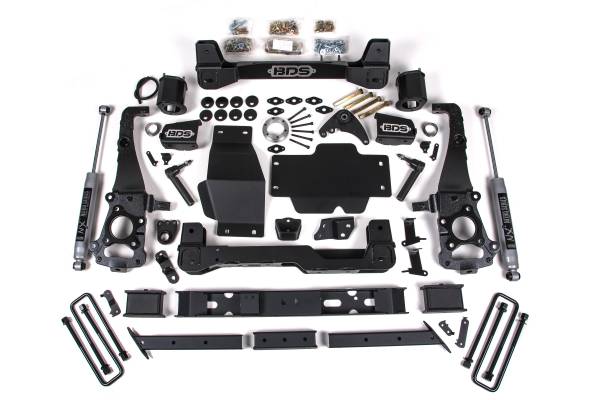 BDS Suspension - 6 Inch Lift Kit Ford Ranger 19-23 4WD Cast Steel Knuckle NX2 Nitro Shocks