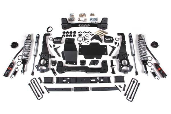 BDS Suspension - 6 Inch Lift Kit FOX 2.5 Coil-Over Ford Ranger 19-23 4WD Cast Steel Knuckle Fox 2.5 Performance Shocks