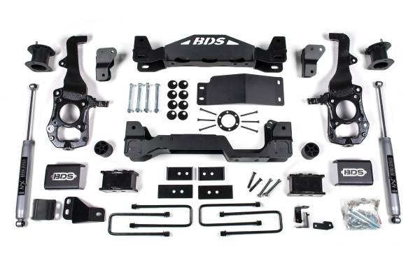 BDS Suspension - 4 Inch Lift Kit Ford F150 21-24 4WD 2 Inch Block Kit NX2 Nitro Shocks