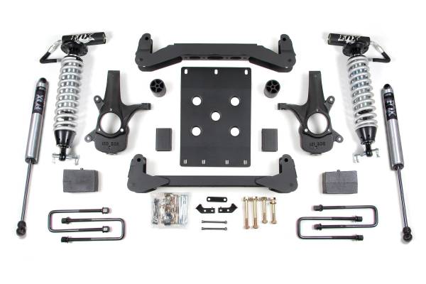 BDS Suspension - 4 Inch Lift Kit FOX 2.5 Coil-Over Leaf Springs Silverado/Sierra 1500 07-13 2WD Fox 2.5 Performance Shocks