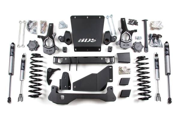 BDS Suspension - 6 Inch Lift Kit Chevy/GMC Avalanche Surburban Tahoe or Yukon 1500 00-06 4WD Fox 2.0 Performance