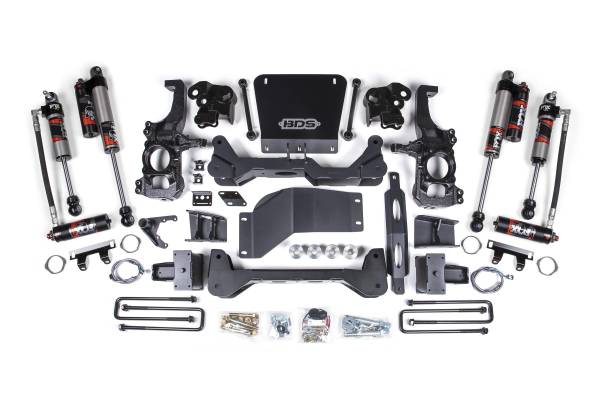 BDS Suspension - 5 Inch Lift Kit FOX Performance Elite Silverado/Sierra 2500HD/3500HD 20-24 4WD 5 Inch Block Kit With Overload