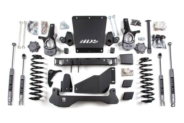 BDS Suspension - 6 Inch Lift Kit Chevy/GMC Avalanche Surburban Tahoe or Yukon 1500 00-06 4WD Auto Ride Equipped