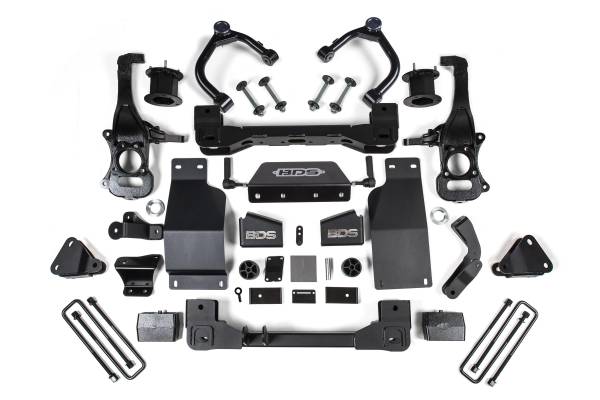 BDS Suspension - 4 Inch Lift Kit Adaptive Ride Control Only Chevy Silverado High Country or GMC Denali 1500 19-24 4WD Diesel