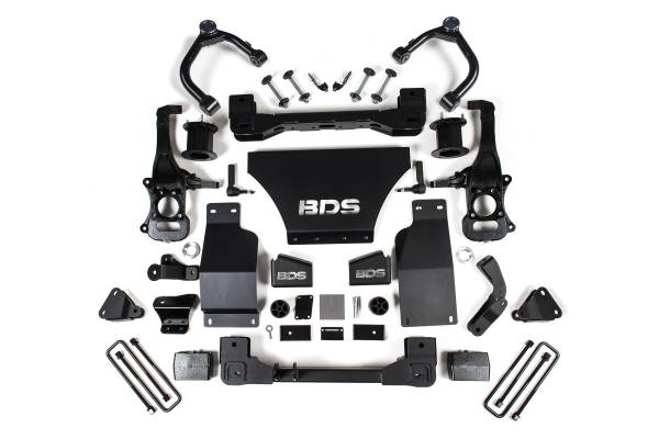 BDS Suspension - 4 Inch Lift Kit Adaptive Ride Control Only Chevy Silverado High Country or GMC Denali 1500 19-24 4WD Gas