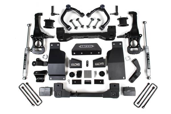 BDS Suspension - 4 Inch Lift Kit Chevy Trail Boss or GMC AT4 1500 20-24 4WD Diesel NX2 Nitro