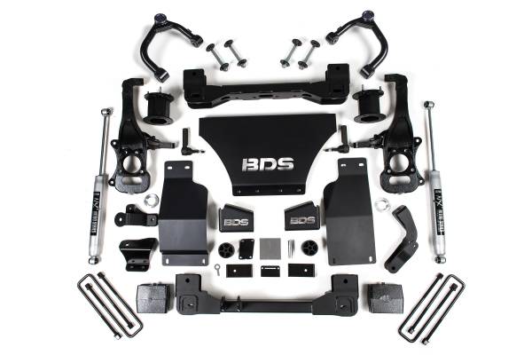 BDS Suspension - 4 Inch Lift Kit Chevy Trail Boss or GMC AT4 1500 19-24 4WD Gas NX2 Nitro Shock