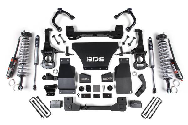 BDS Suspension - 2.5 Inch Lift Kit FOX 2.0 Performance Coil-Over Chevy Trail Boss or GMC AT4 1500 19-24 4WD Gas