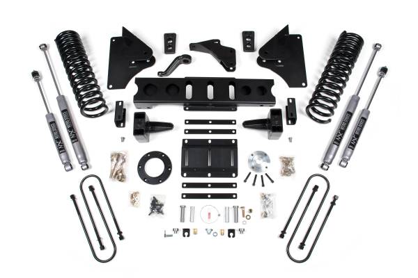 BDS Suspension - 6 Inch Lift Kit Ram 3500 13-18 4WD Diesel Leaf Springs 8 Bolt Fox 2.0 Performance Shocks