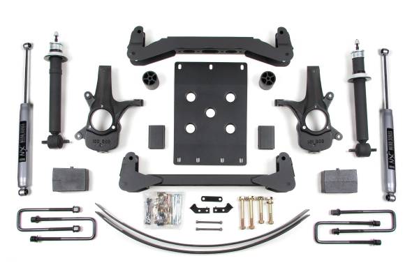 BDS Suspension - 6 Inch Lift Kit Silverado/Sierra 1500 07-13 2WD Leaf Springs NX2 Nitro Shocks