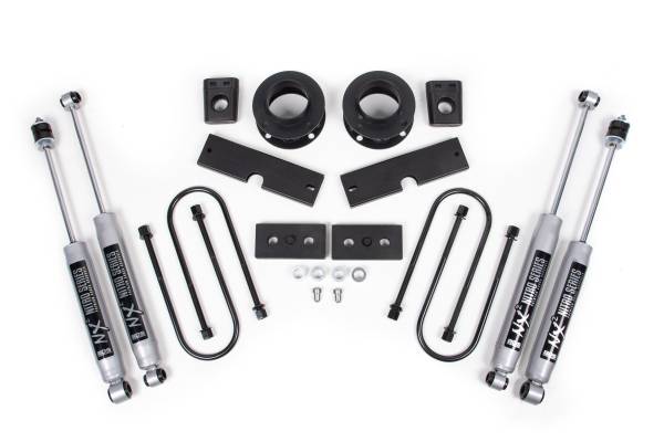 BDS Suspension - 2 Inch Lift Kit Ram 3500 w/ Rear Air Ride 13-23 4WD NX2 Nitro Shocks