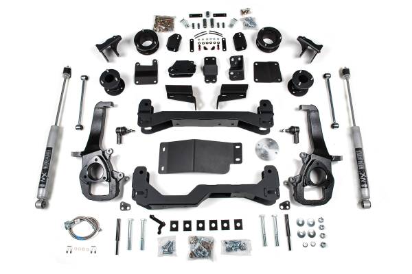 BDS Suspension - 4 Inch Lift Kit Ram 1500 w/ Air Ride 19-24 4WD Standard Knuckle NX2 Nitro Shocks