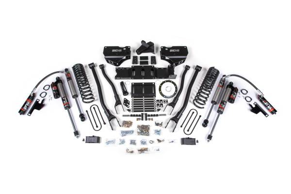 BDS Suspension - 4 Inch Lift Kit w/ 4-Link Ram 3500 19-23 4WD Gas Without Factory Rear Overload Leaf Fox 2.5 Performance Elite