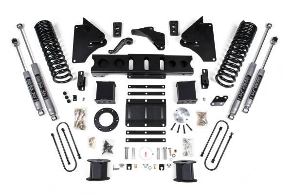 BDS Suspension - 5.5 Inch Lift Kit Ram 3500 w/ Rear Air Ride 13-18 4WD Gas NX2 Nitro Shocks