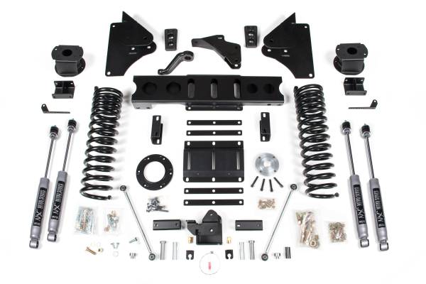 BDS Suspension - 5.5 Inch Lift Kit w/ 4-Link Ram 2500 w/ Rear Air Ride 14-18 4WD Gas NX2 Nitro Shocks