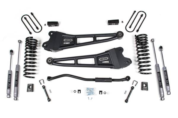 BDS Suspension - 3 Inch Lift Kit w/ Radius Arm Ram 3500 13-18 4WD Diesel W/ Fox 2.0 Performance Shocks